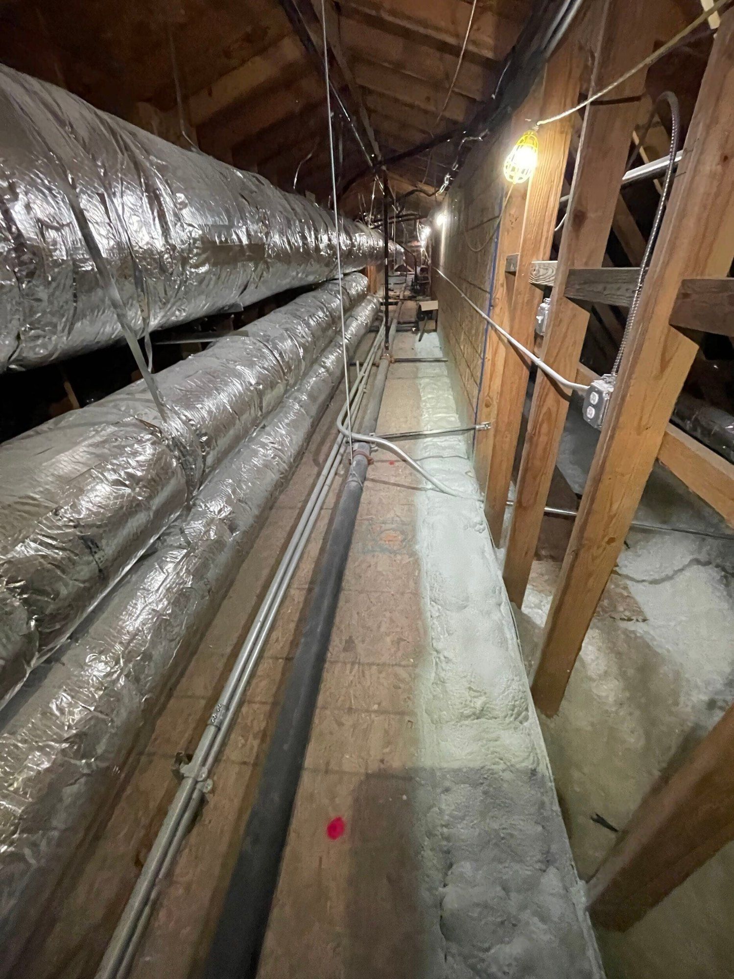 Completed insulation & firestopping at Meridian III in Milton, WA by Unite