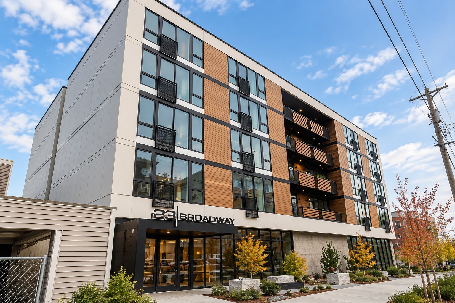 23 Broadway in Tacoma, WA, wood and aluminum siding by United Seattle