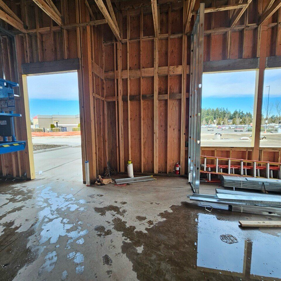 Completed metal framing & drywall at Panda Express Spanaway in Spanaway, WA by United Seattle