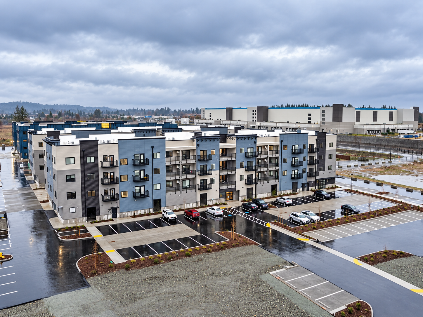 The Outpost at Smokey Point in Arlington, WA, metal siding by United Seattle