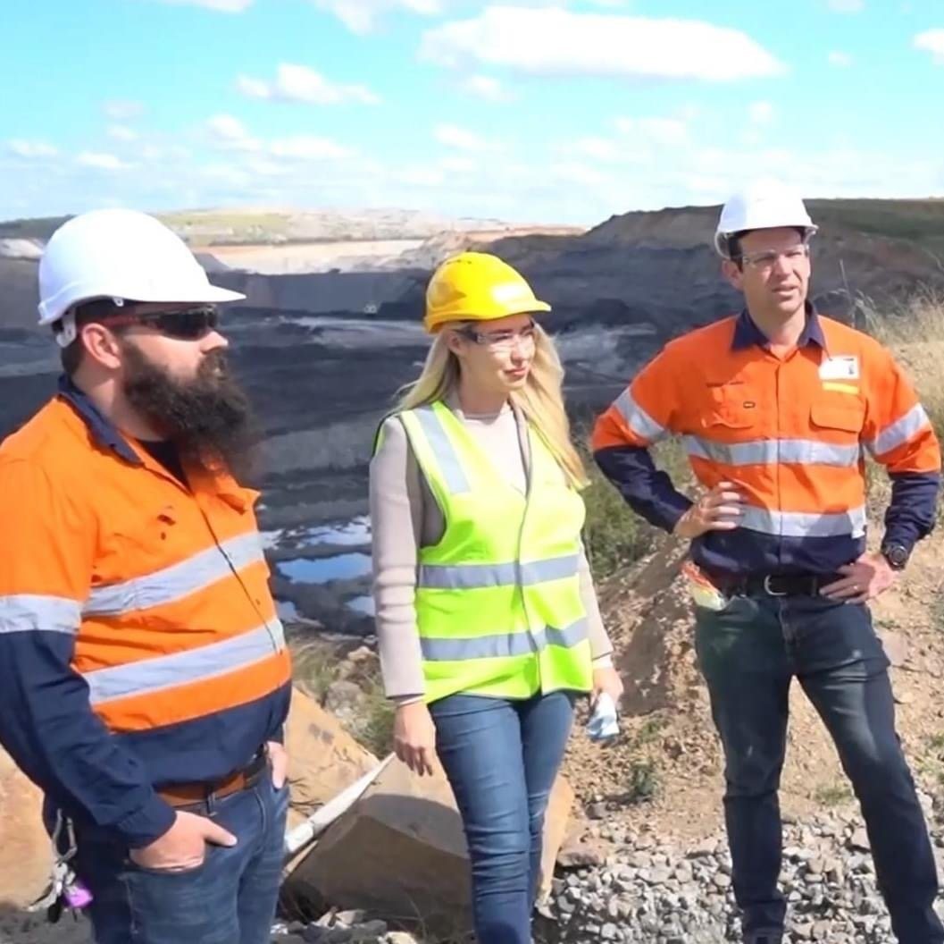 Mining company at work in Muswellbrook