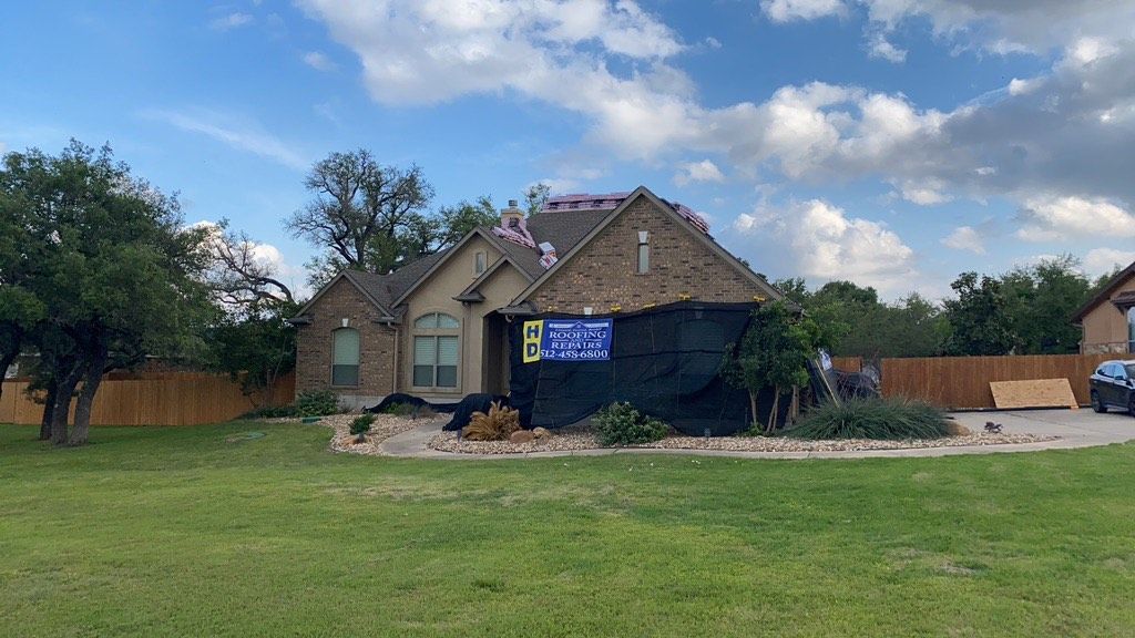 Roof installation in Austin TX by HD Roofing and Repairs