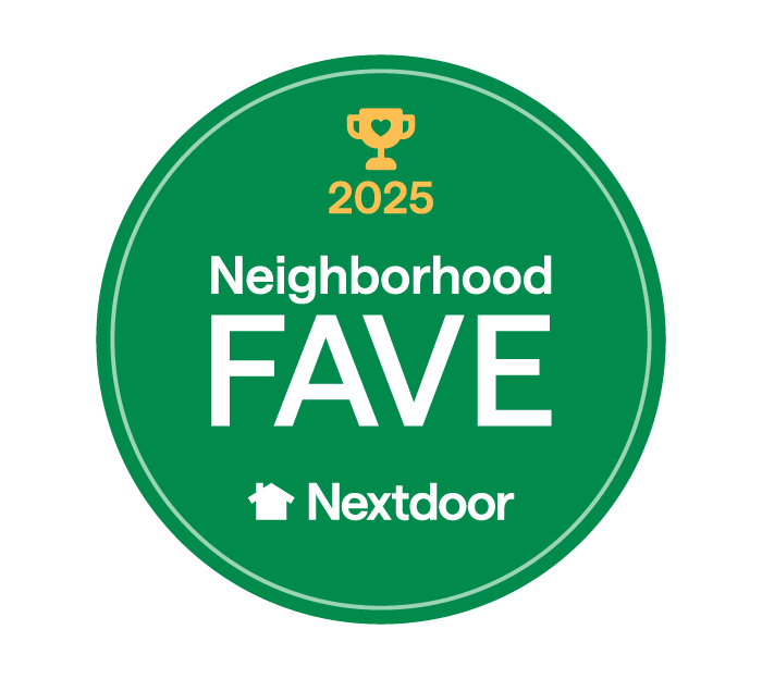 2025 Nextdoor Neighborhood Fave award for HD Roofing and Repairs