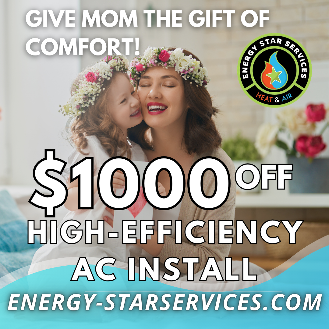 Ad: Install new heater, get AC 50% off.  Energy Star Services offers HVAC system services.