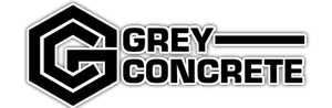 Grey Concrete logo with a black hexagonal G icon and bold black-and-gray text on a white background