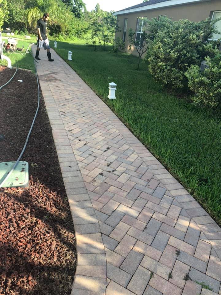 Before paver sealing | Lutz, FL | Bay Paver Sealing & Cleaning