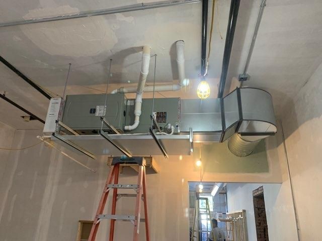 Jordan Heating & Air Conditioning - Commercial interior ductwork