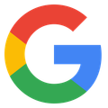 Multicolored Google “G” logo in red, yellow, green, and blue