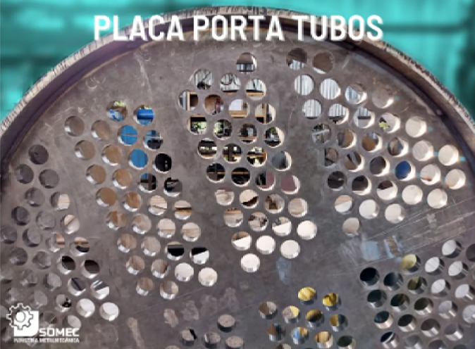 PLACA PORTA TUBOS
