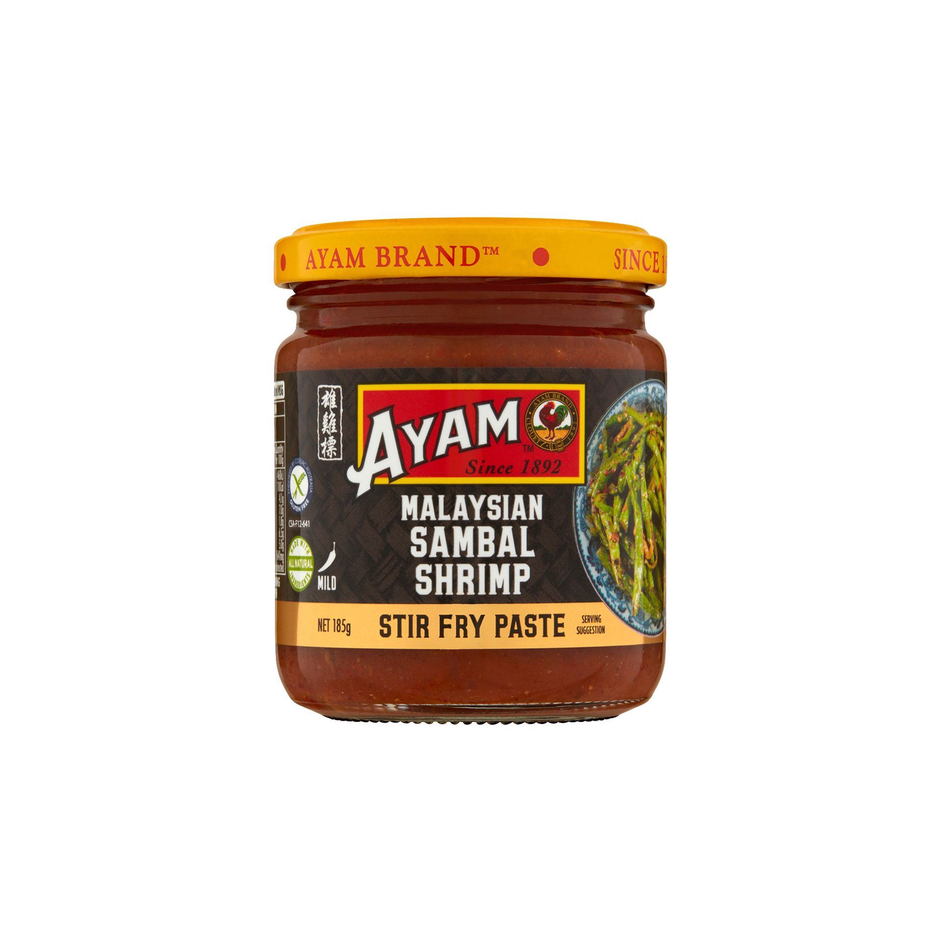 【Ayam】雄雞標參巴蝦米醬185g