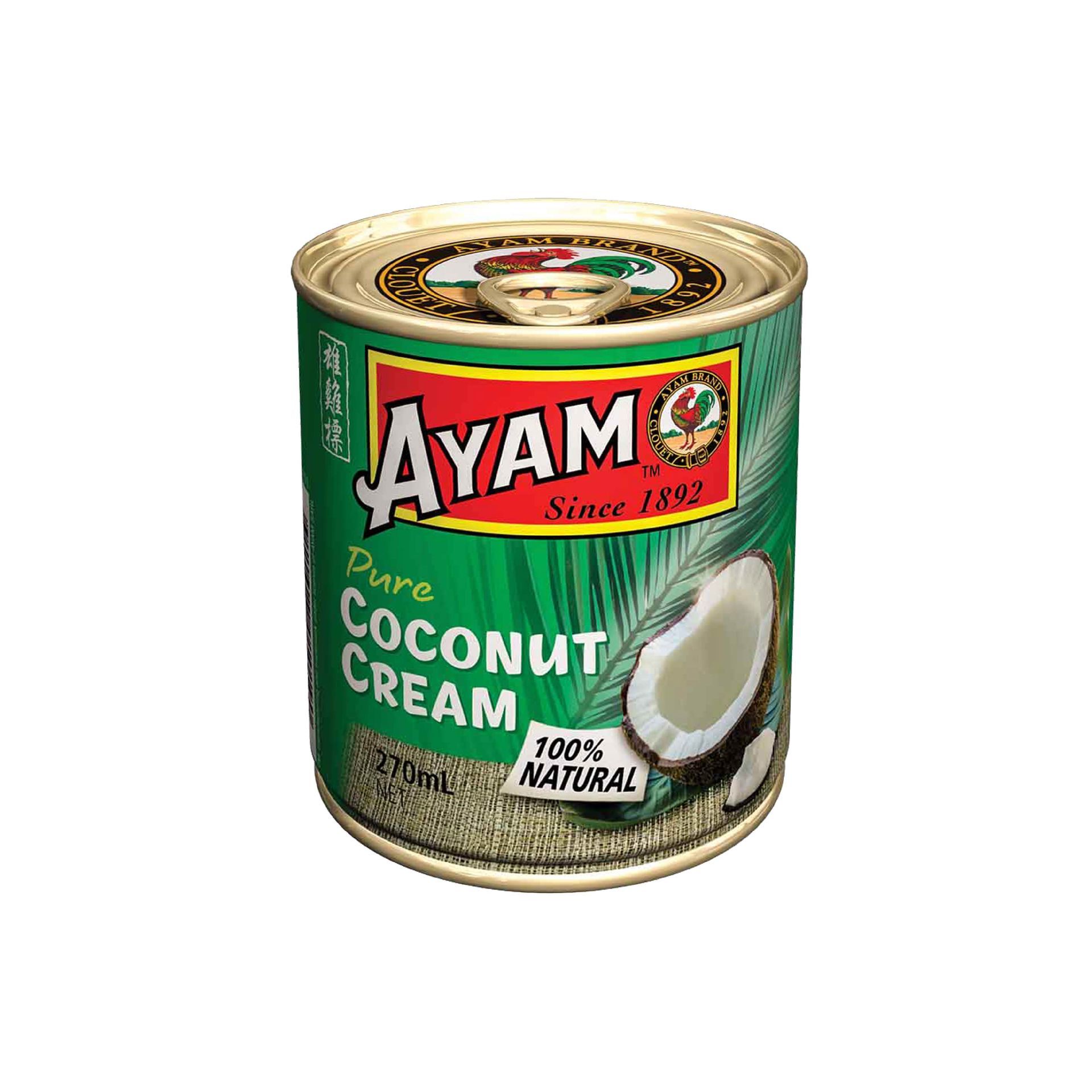 【Ayam】雄雞標特級椰漿-中 270ml