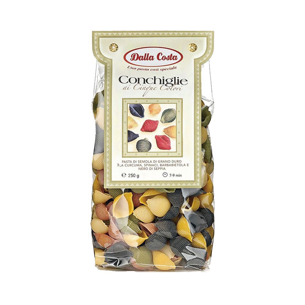 【Dalla Costa】達樂五色貝殼造型麵 250g