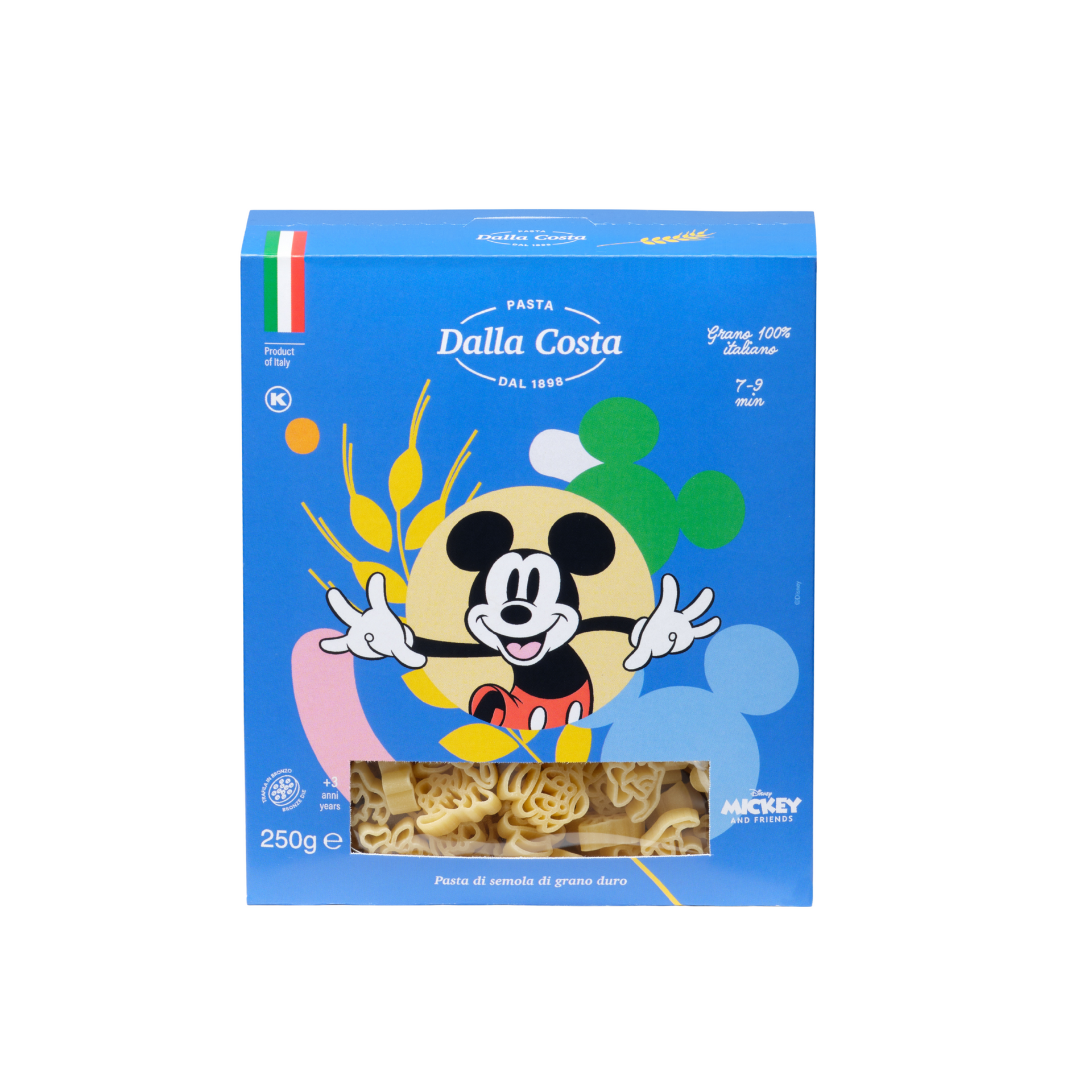 【Dalla Costa】達樂迪士尼米老鼠義大利麵(盒裝) 250g