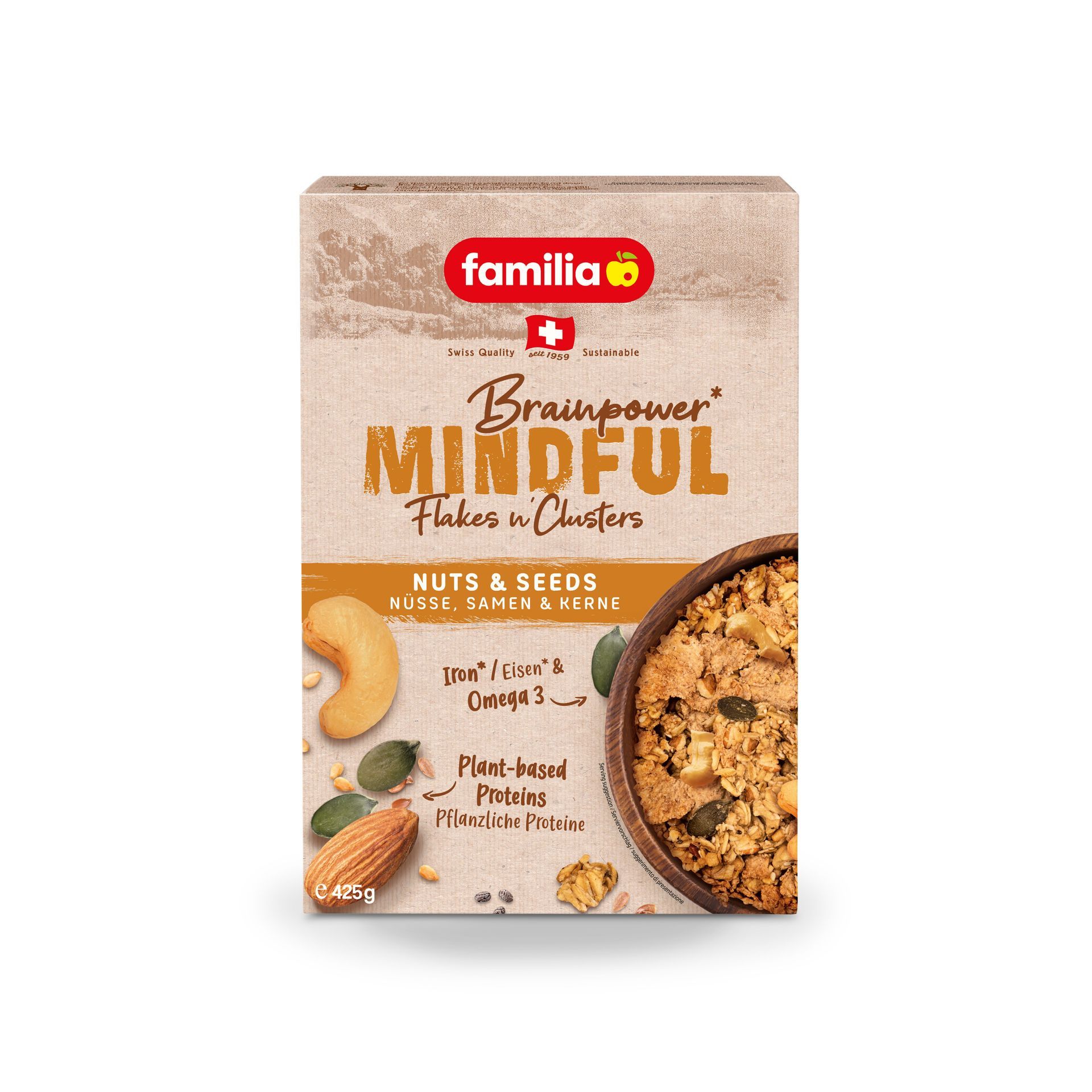 【Familia】瑞士全家黃金堅果綜合穀物 425g