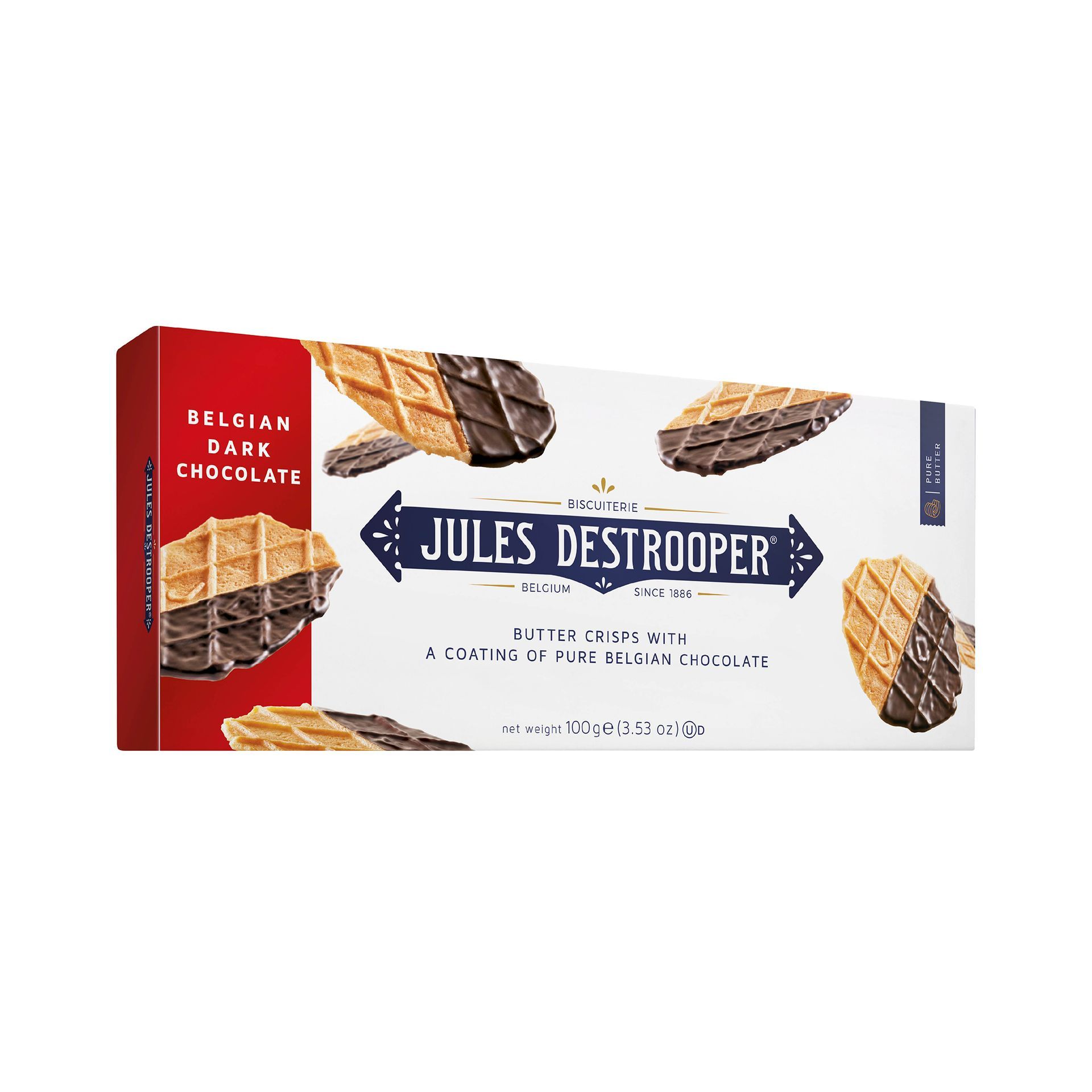 【Jules Destrooper】茱莉詩可可半半薄餅 100g