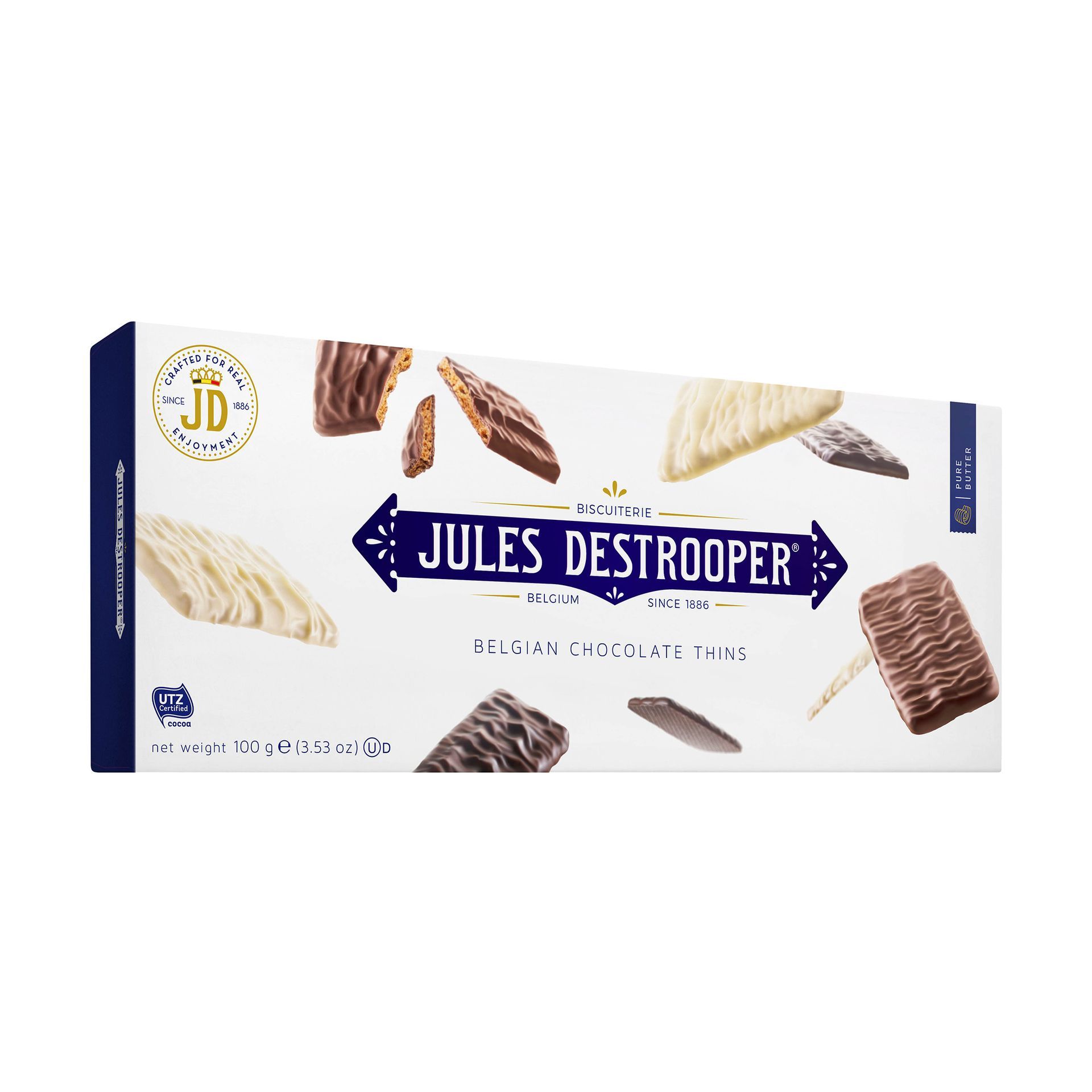 【Jules Destrooper】茱莉詩綜合可可薄餅 100g