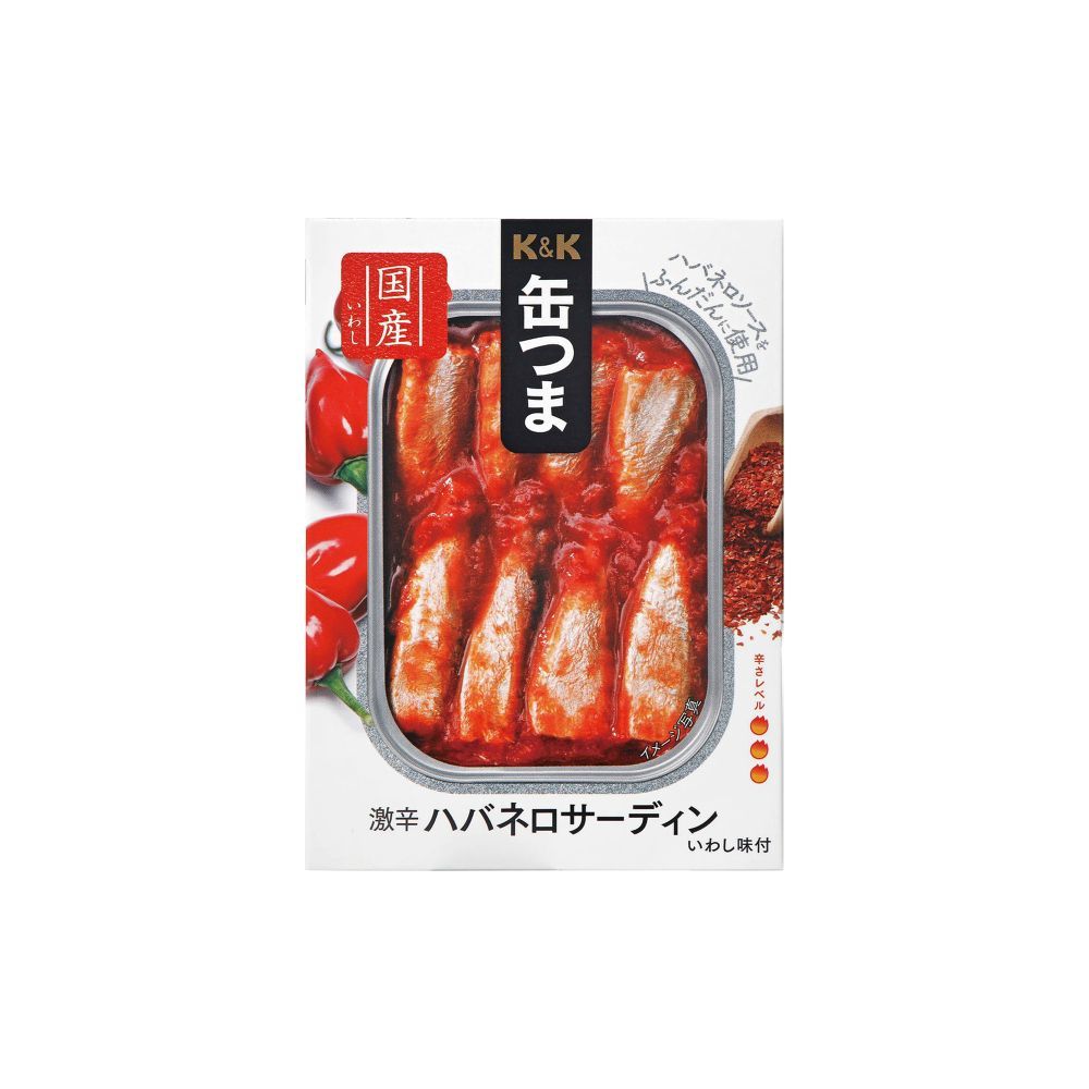 【K&K】墨西哥辣椒沙丁魚-激辛 105g
