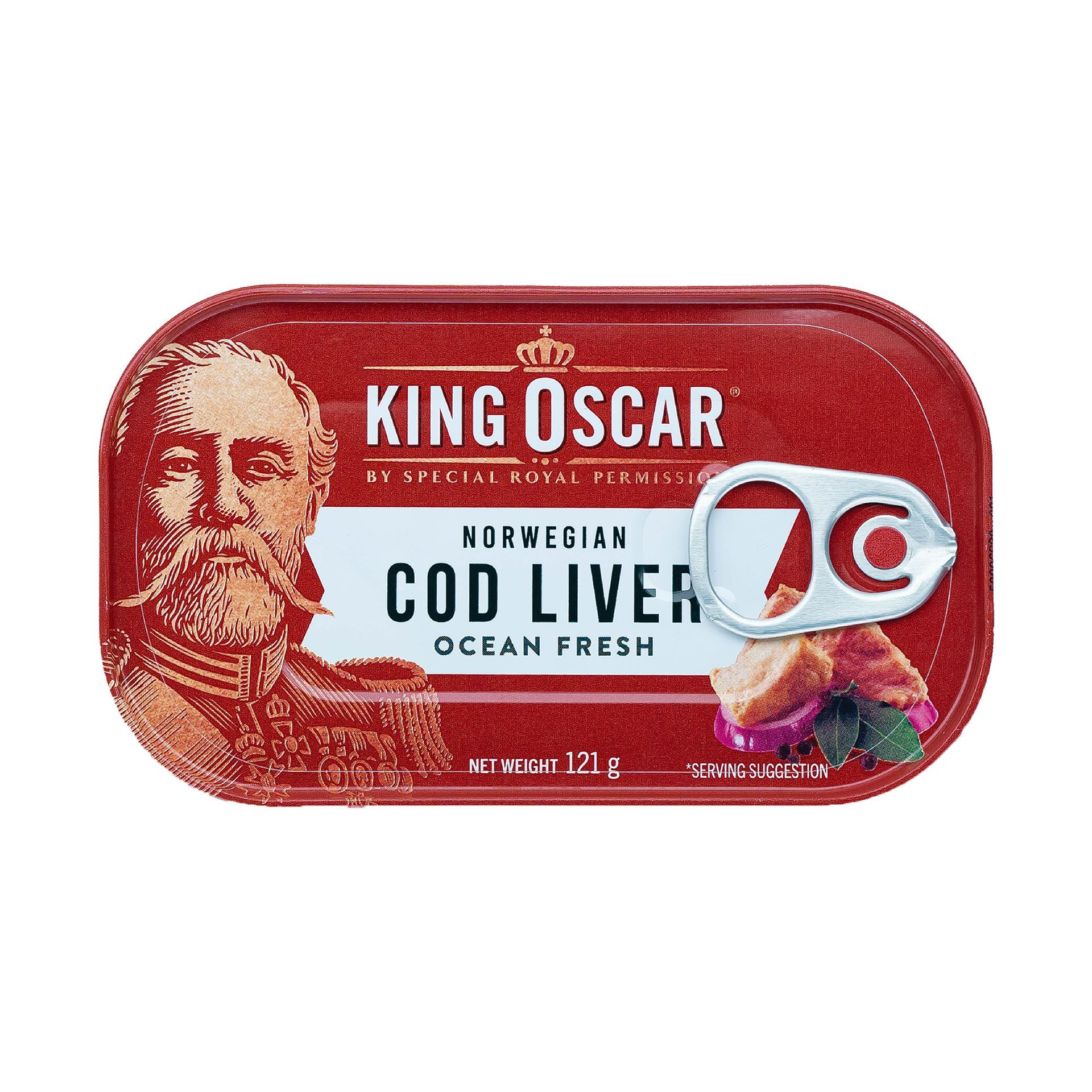 【King Oscar】 奧斯卡鱈魚嫩肝 121g
