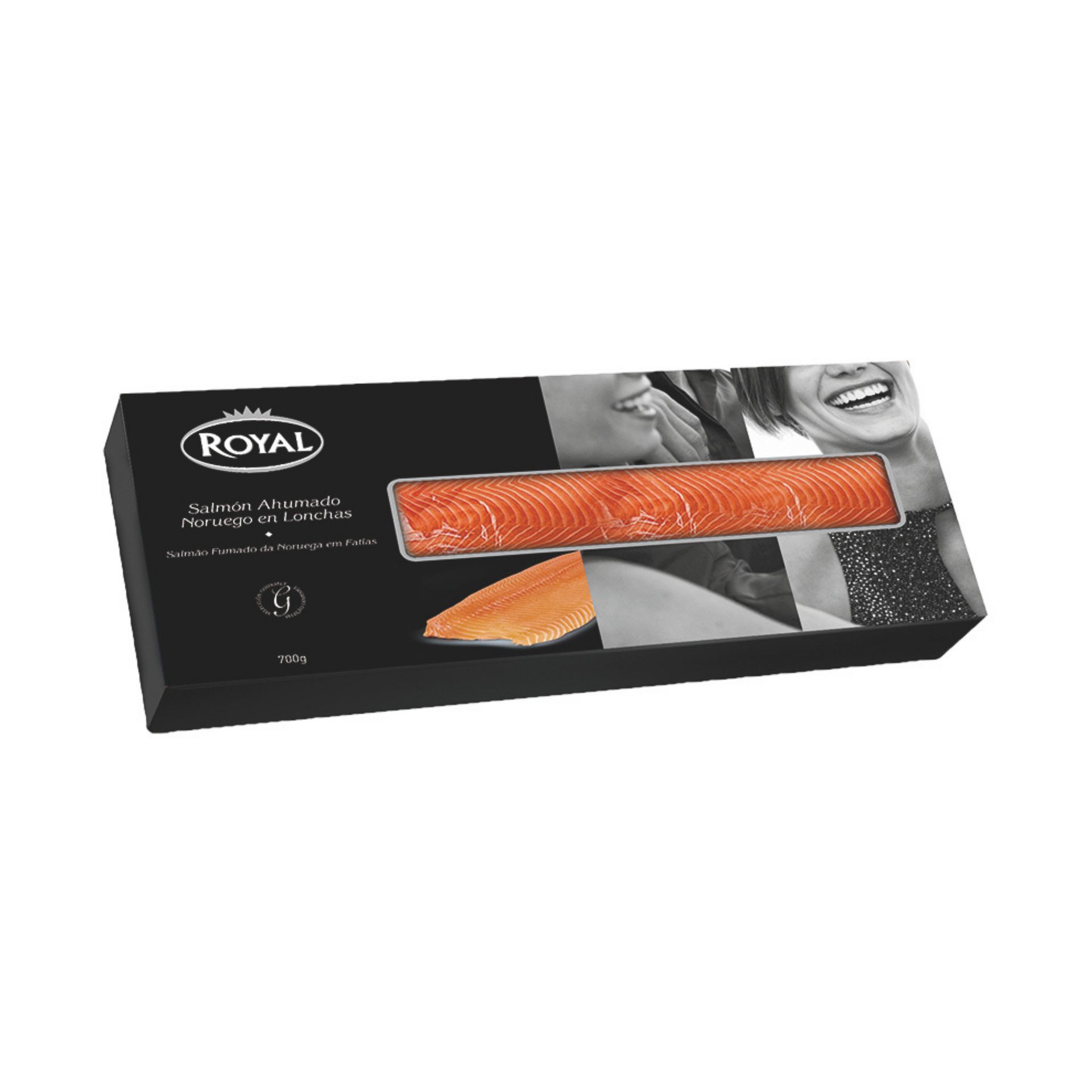 【Royal】挪威切片煙燻鮭魚 700g