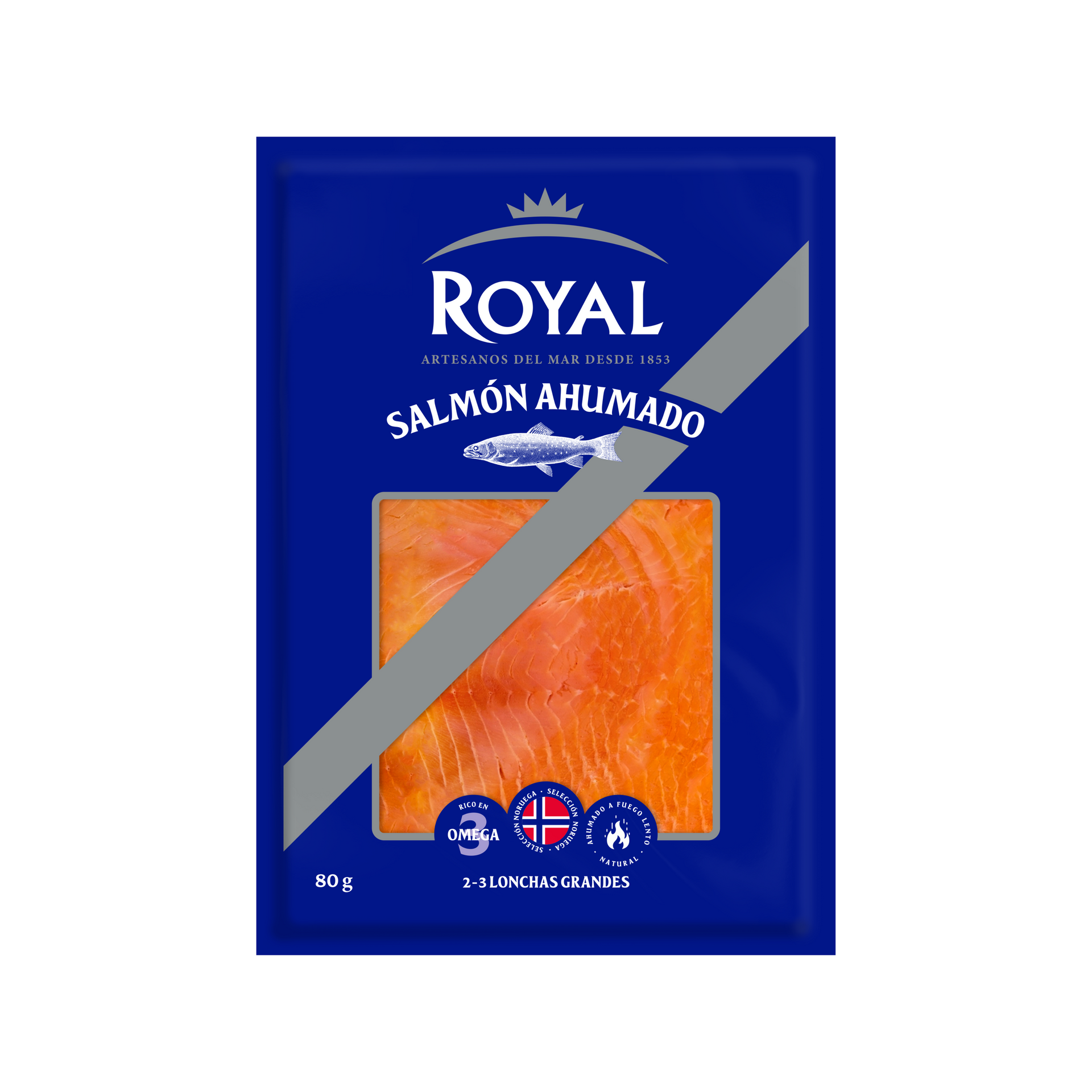 【Royal】 挪威切片煙燻鮭魚 80g