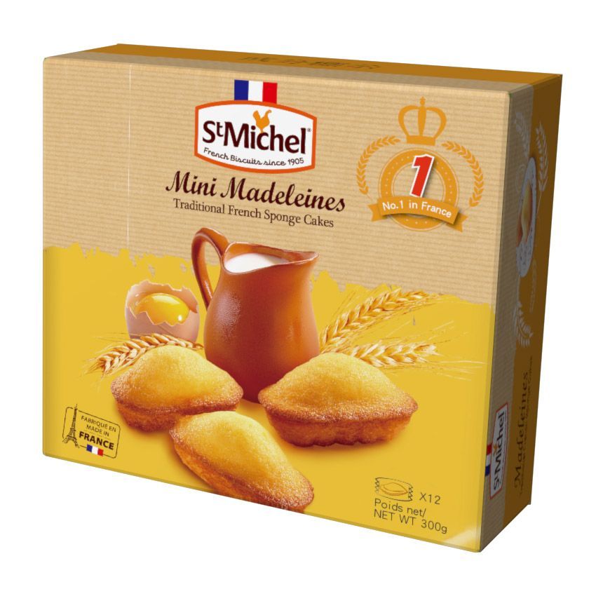【St.Michel】瑪德蓮蛋糕禮盒(蛋奶素) 12入 300g