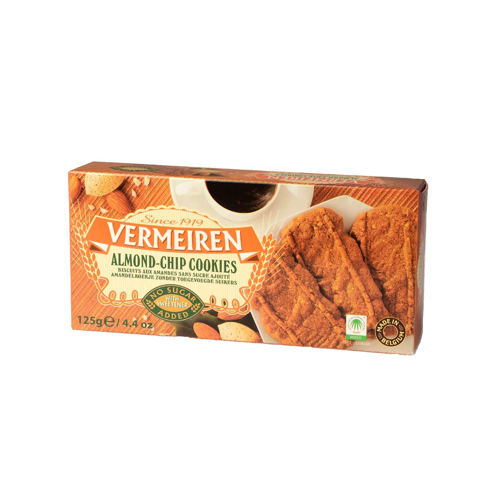 【Vermeiren】杏仁焦糖餅(無蔗糖)125g