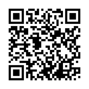 Black-and-white QR code on a white background