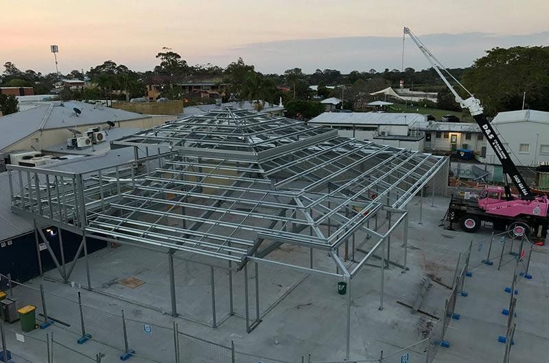 Under Construction With Lots Of Steel —  D & S Crane Hire & Rigging In Kunda Park, QLD