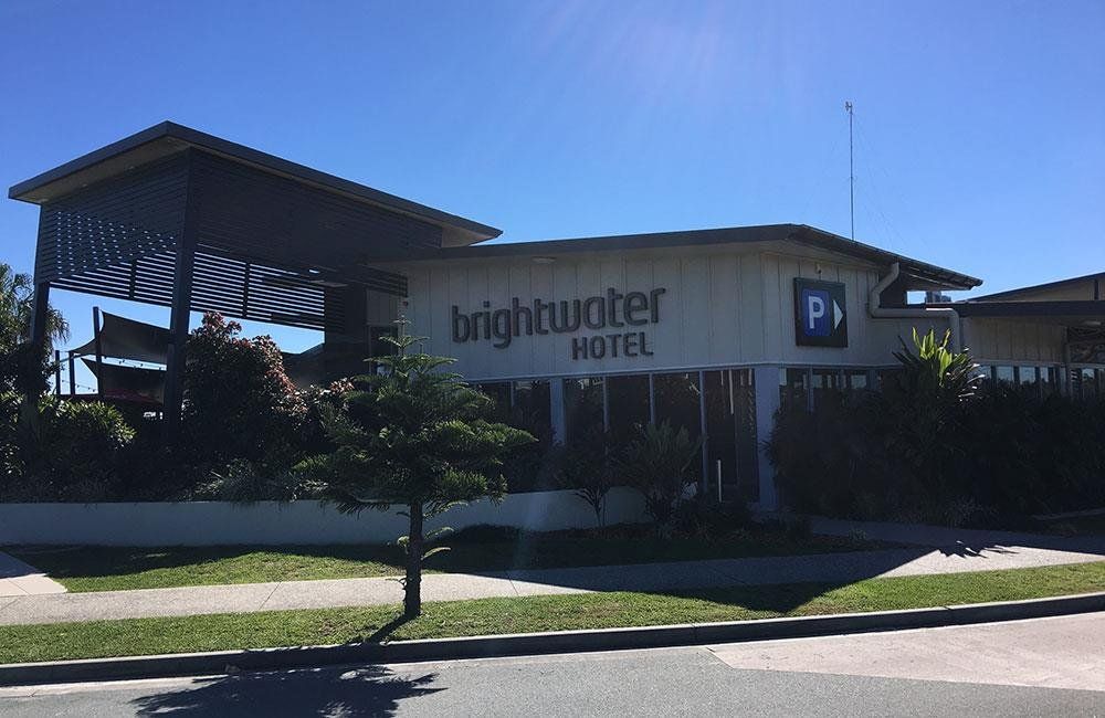 Brightwater Hotel — D & S Crane Hire & Rigging Project In Kunda Park, QLD