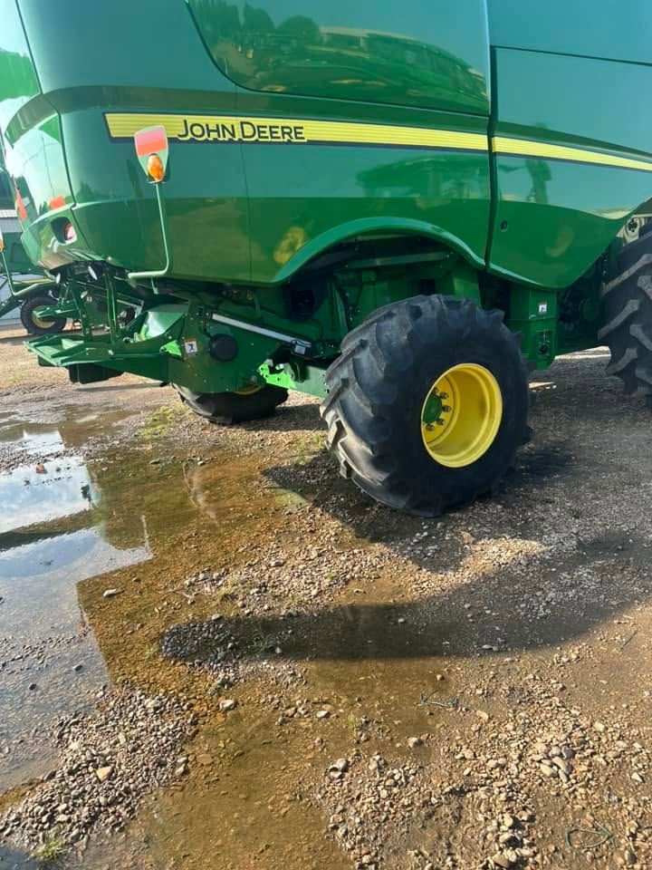 new tires on combine