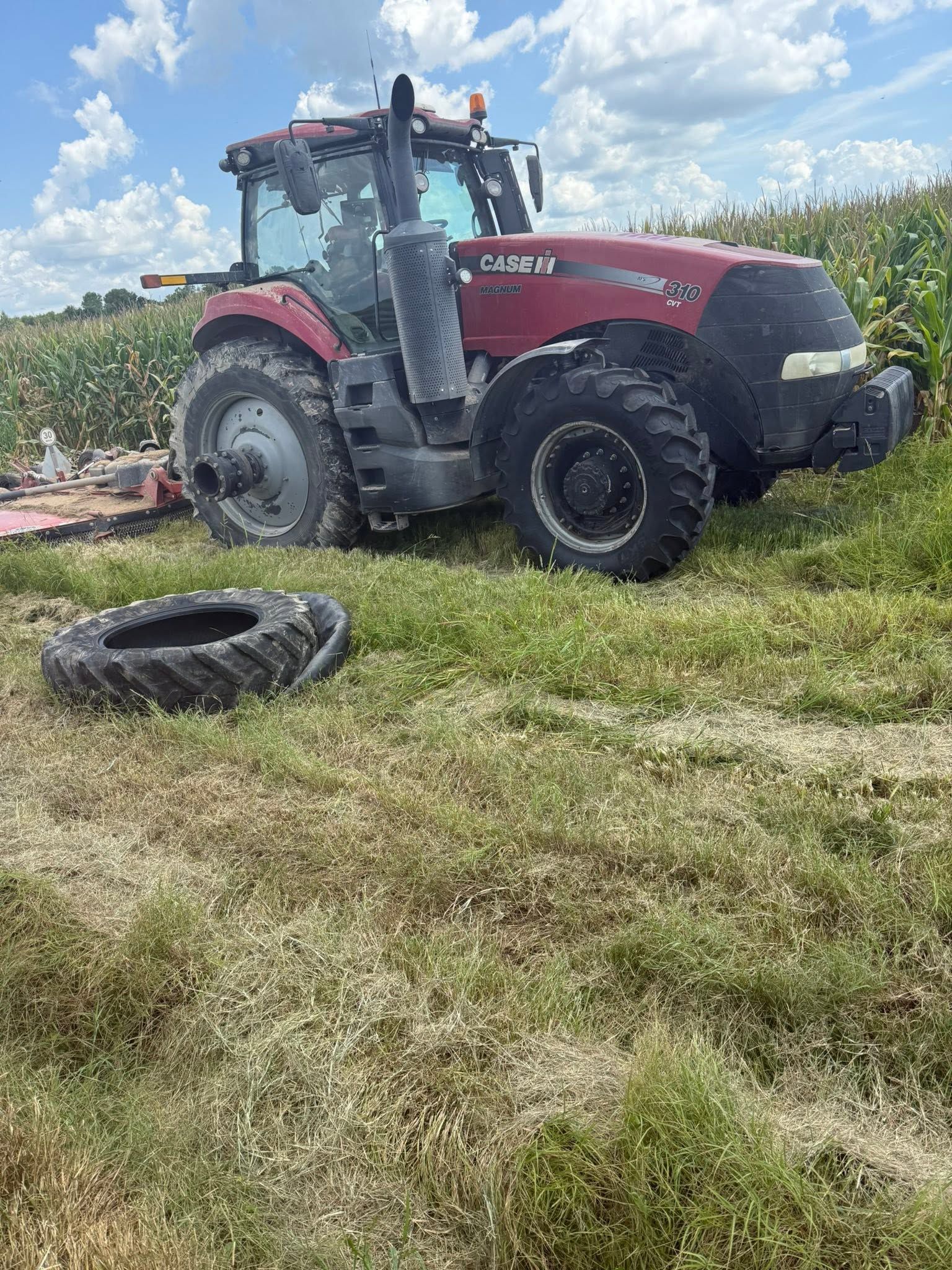 tractor tire change