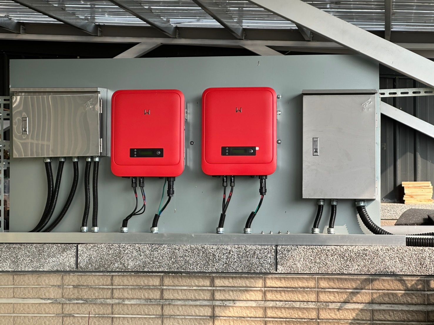 Electrical Install at Open space