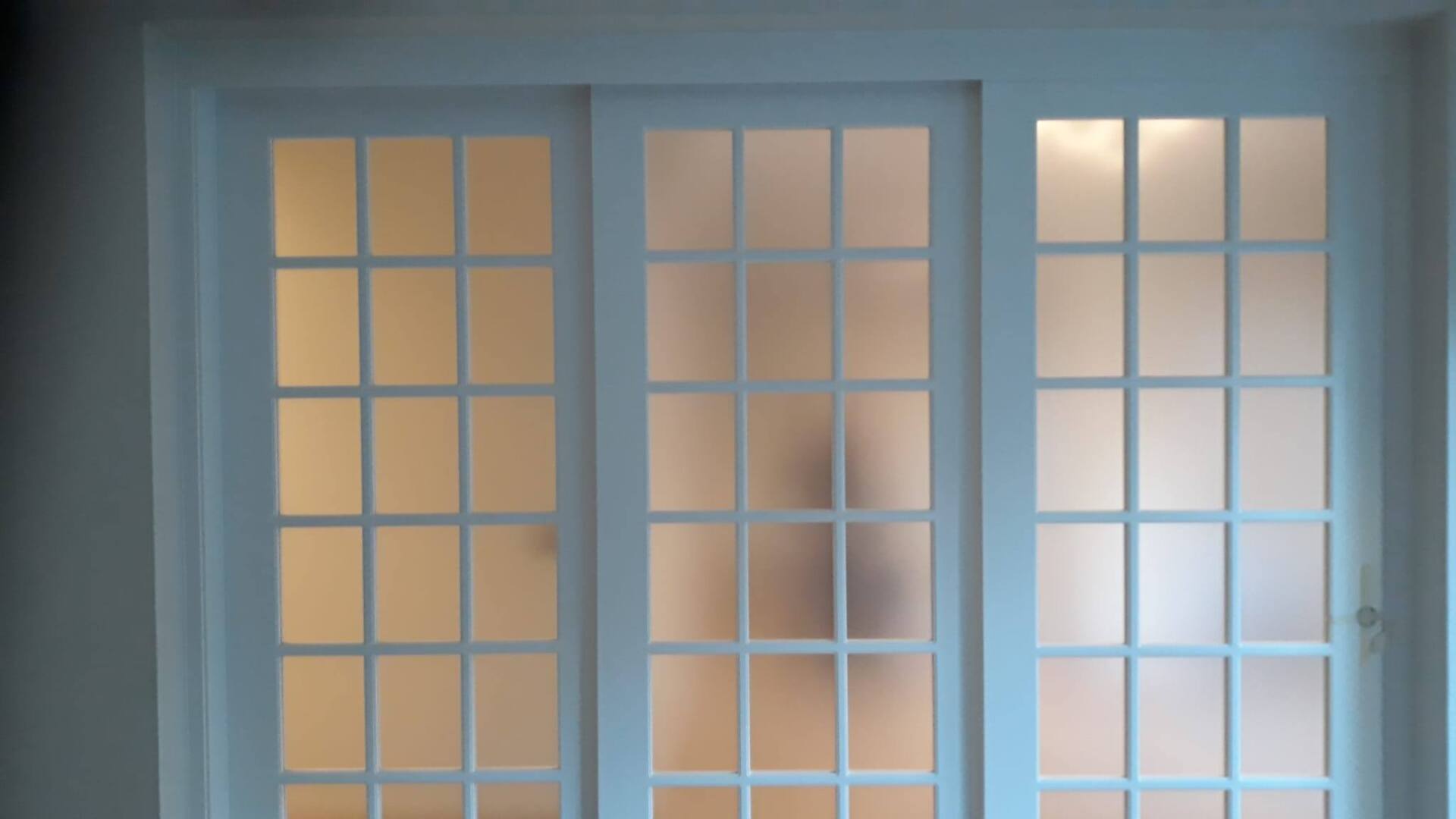 porte con vetro satinato per interni