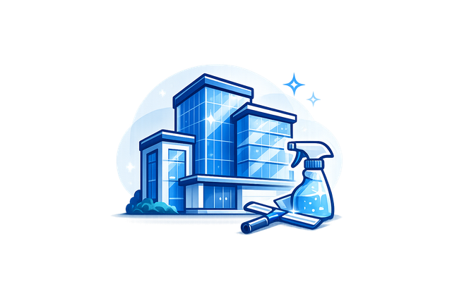 Blue house icon with a calendar and checkmark, indicating scheduled home service or booking
