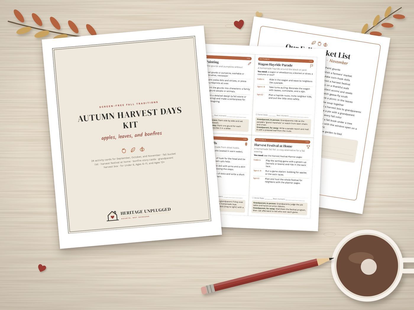 Advent & Christmas Traditions Treasury printable pages