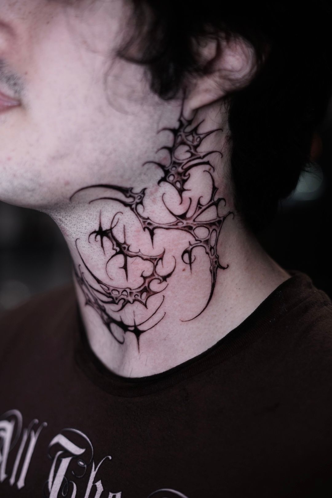 Sigilism neck tattoo @luisd_art | Balck craft tattoos| Miami