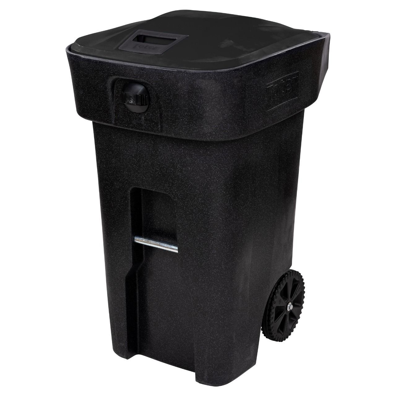 64 Gal Automated Bear Cart with Black Lid and Wheels