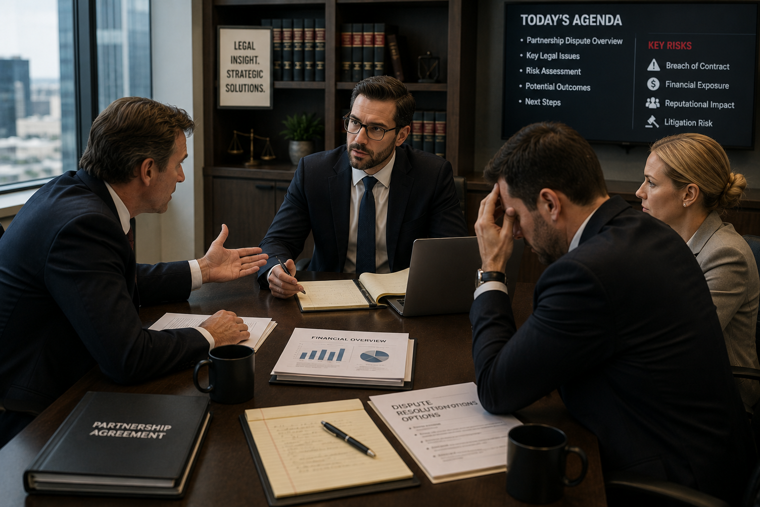 partnerstup dispute attorney advising business owner