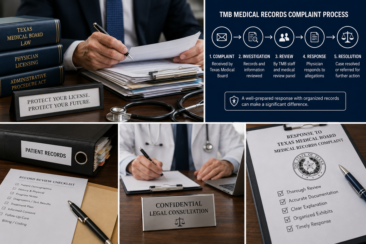 professional guidance related to Texas Medical Board Medical Records Complaint