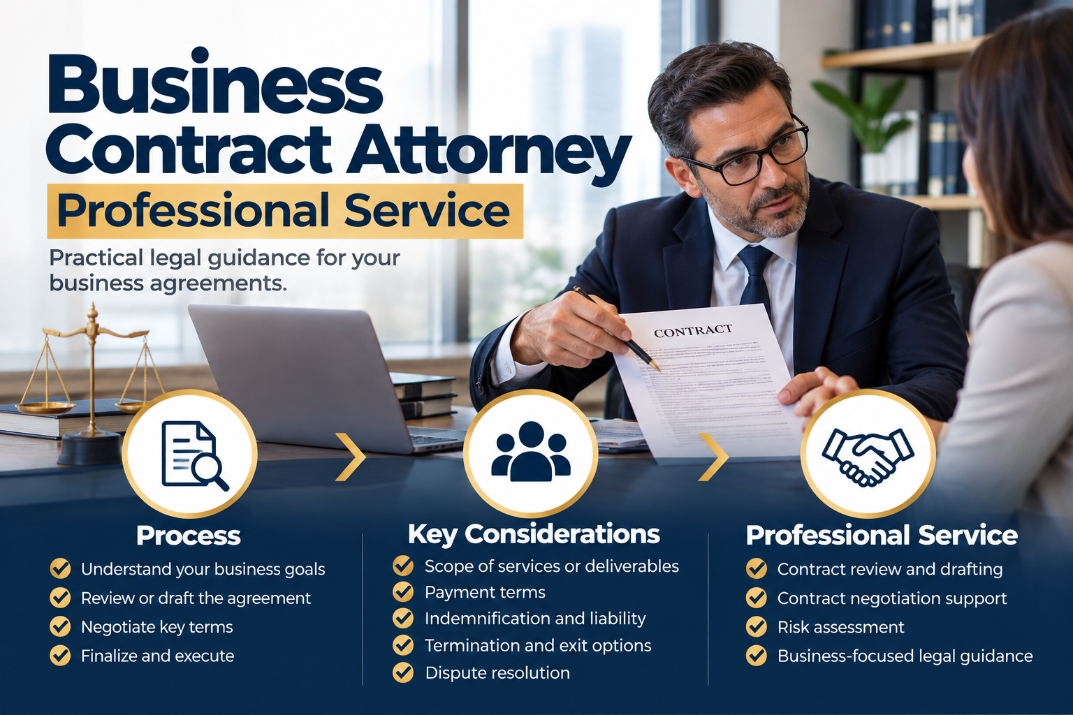 business contract attorney professional service