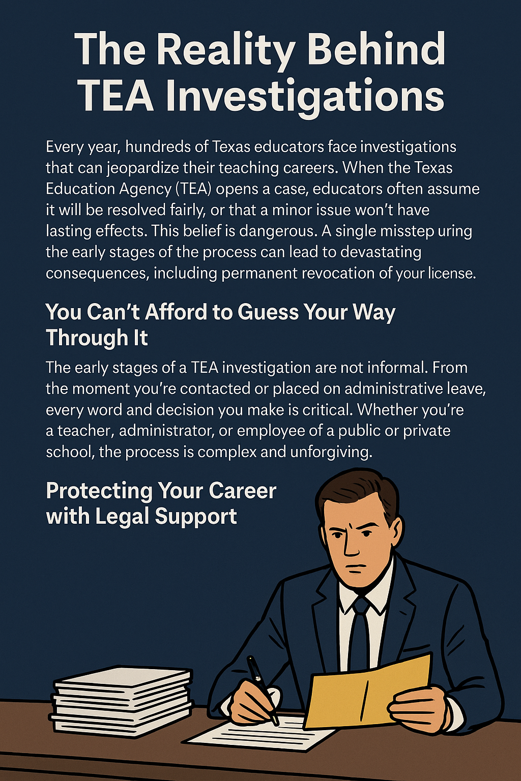 A promotional informational graphic features the title 