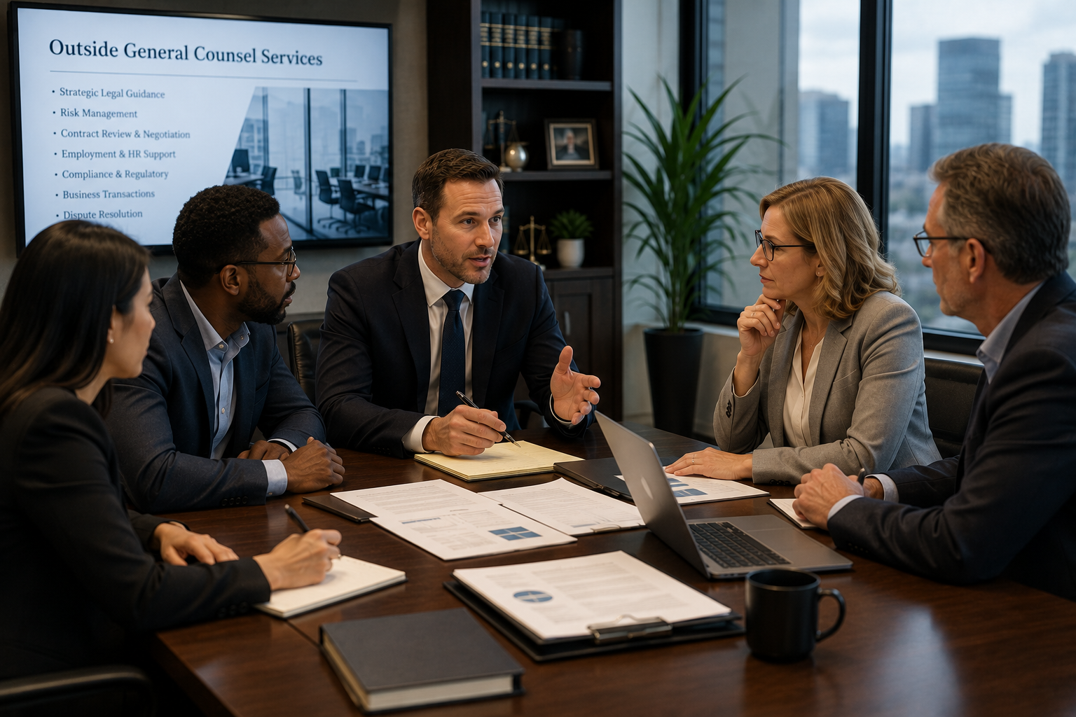 professional guidance related to outside general counsel services