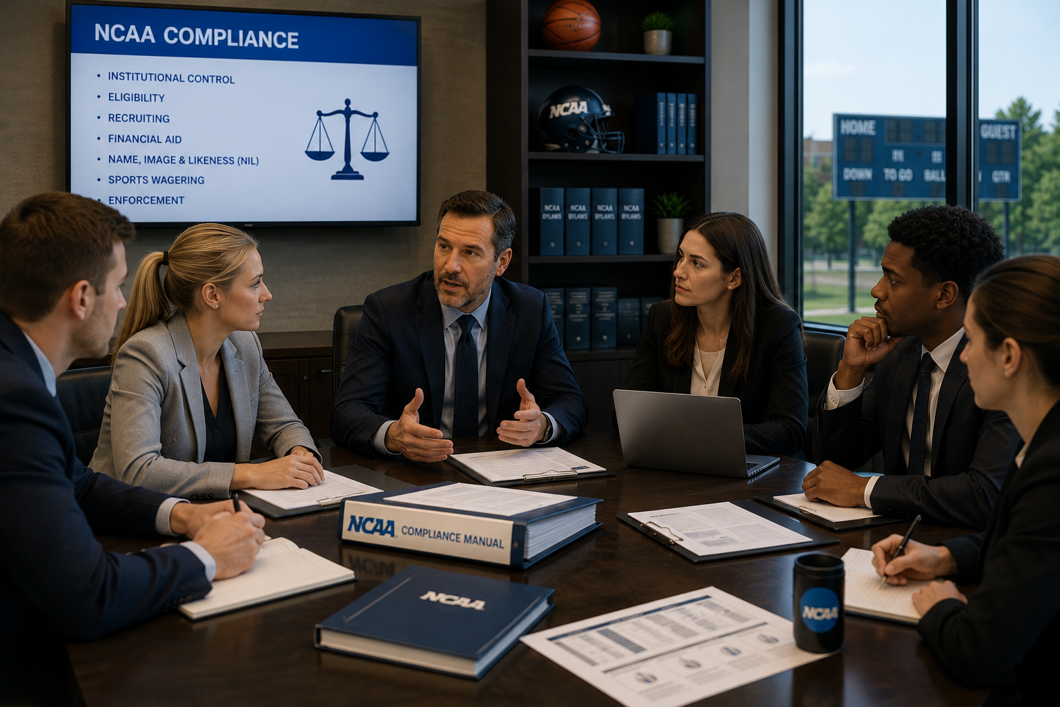 professional guidance related to NCAA compliance attorney