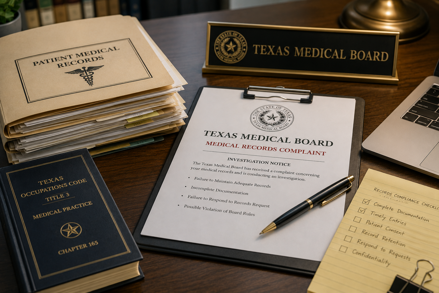 Texas Medical Board medical records complaint