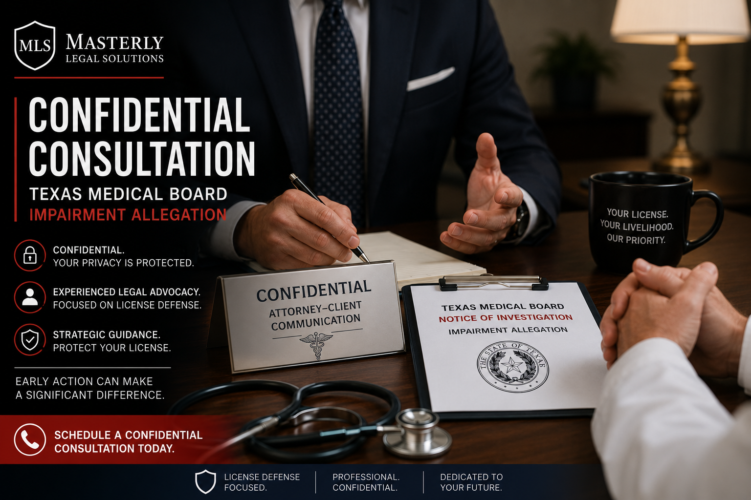 Texas Medical Board impairment allegation