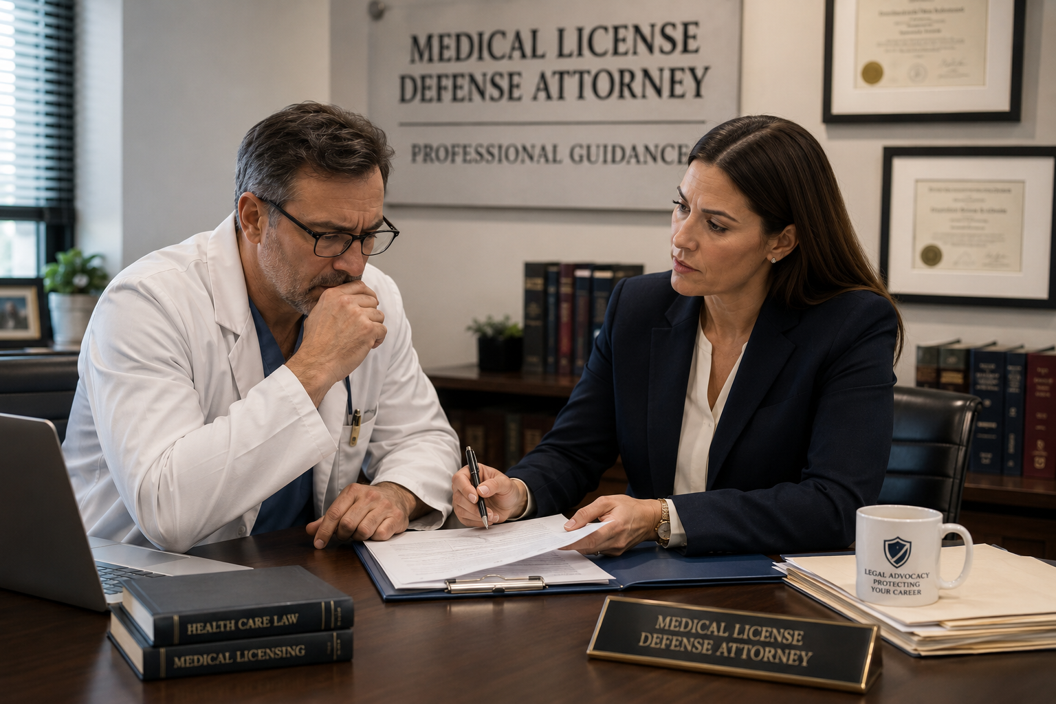 medical license defense attorney professional
guidance