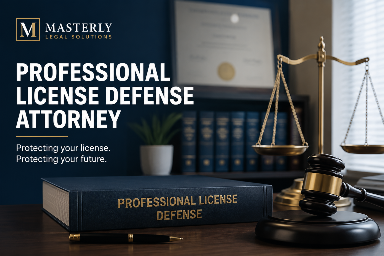 professional license defense attorney