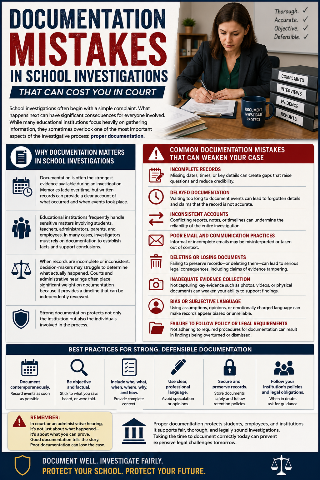 How CPS Handles Substance Abuse Allegations and What Parents Should Do.” The design features a worried parent seated in a home setting while a child appears in the background, emphasizing the stress and uncertainty families often experience during a Child Protective Services (CPS) investigation. The infographic uses a professional layout with educational sections explaining the investigation process, parental rights, and practical steps families can take.
The opening section, “The Fear That Comes With a CPS Investigation,” explains that substance abuse allegations are among the most common reasons CPS opens investigations. It notes that allegations may involve drug use, alcohol abuse, impaired supervision, unsafe living conditions, or concerns about a child’s safety. The section emphasizes that allegations may be based on credible evidence, misunderstandings, family disputes, custody conflicts, or inaccurate reports. It encourages parents to understand the process so they can protect both their children and their parental rights.
A section titled “Understanding Child Protective Services” explains that CPS is part of the Texas Department of Family and Protective Services and investigates reports involving suspected child abuse or neglect. It describes how CPS reviews reports, conducts interviews, gathers evidence, and determines whether intervention is necessary. The section also notes that parents retain important legal rights throughout the investigation.