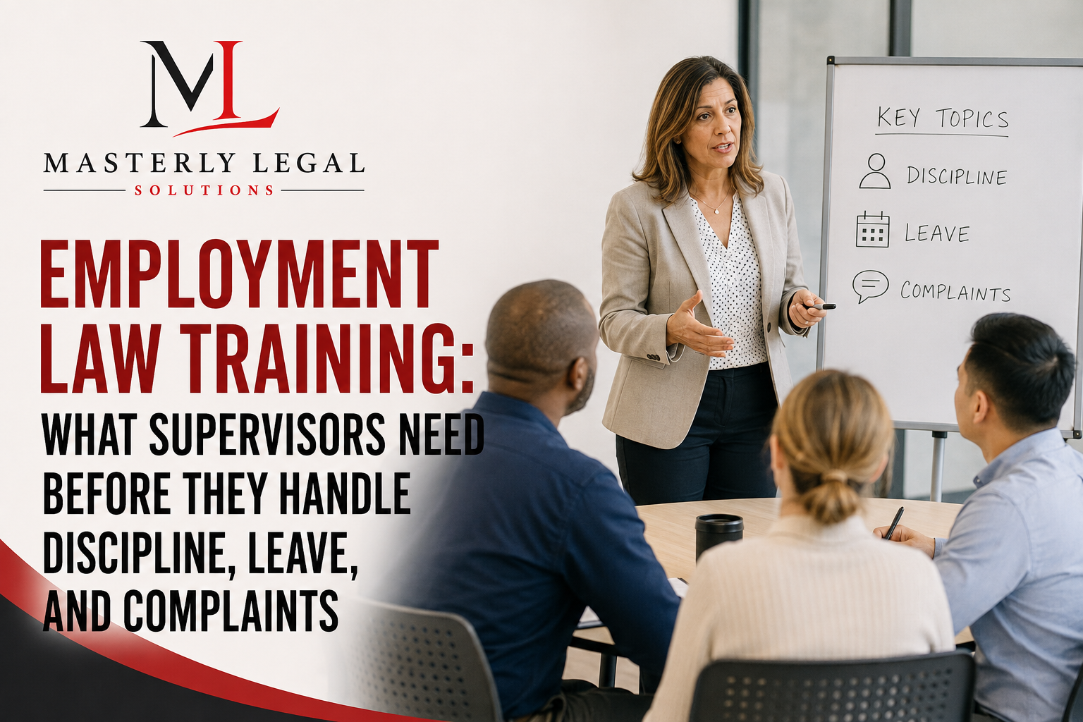 Employment law training for supervisors and workplace compliance.