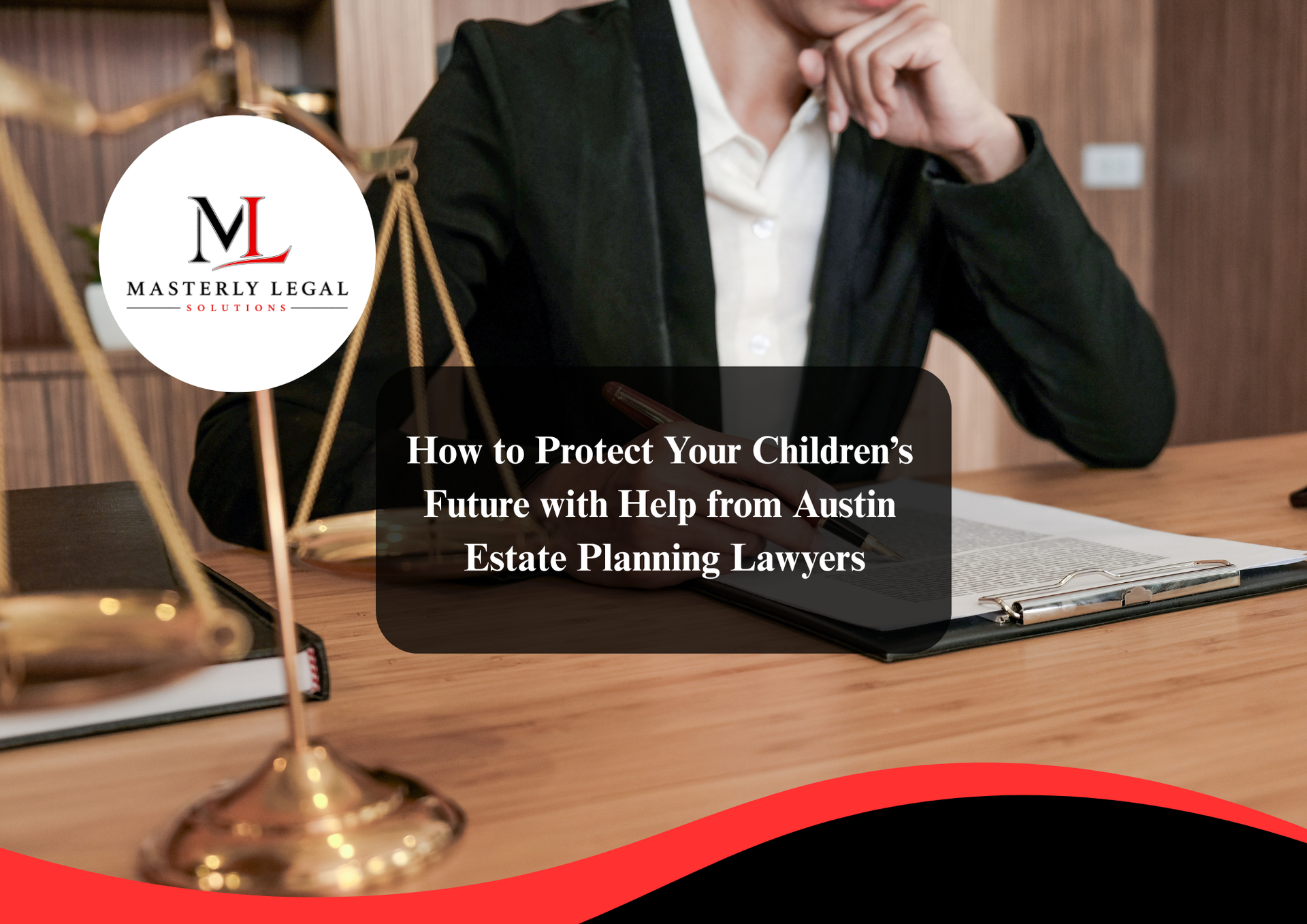 Austin estate lawyer meeting with a family to discuss estate planning and wills.